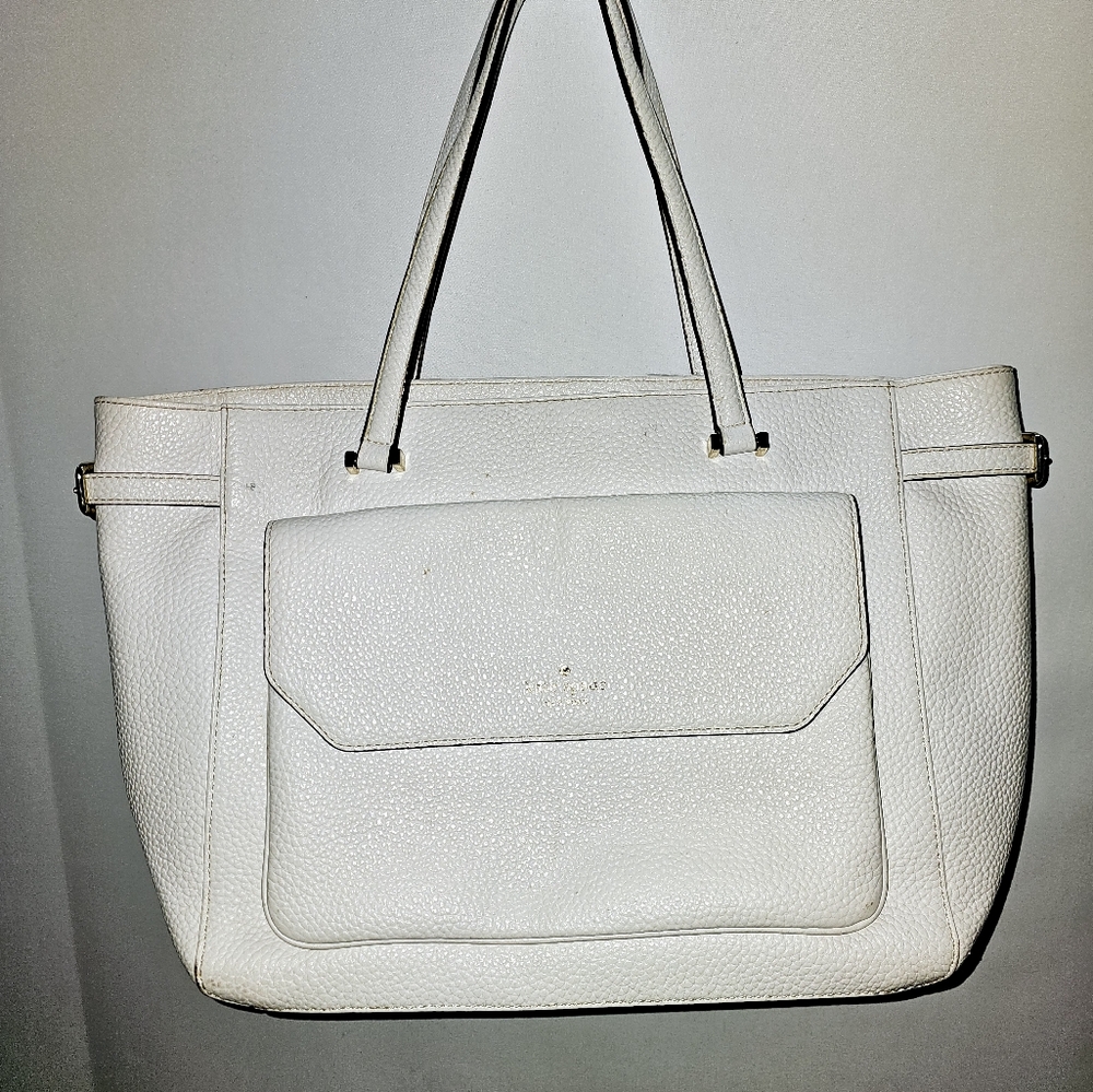 Kate Spade. Large white tote.